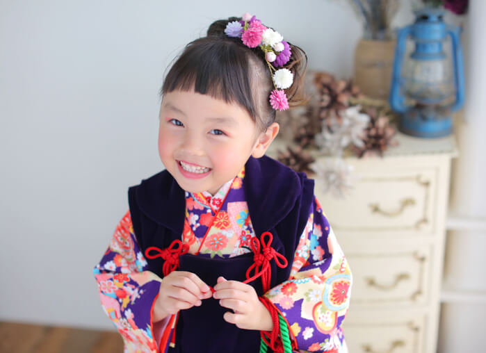 七五三を写真スタジオで撮影するならお得なパック料金を用意する【田中写真館】へ！